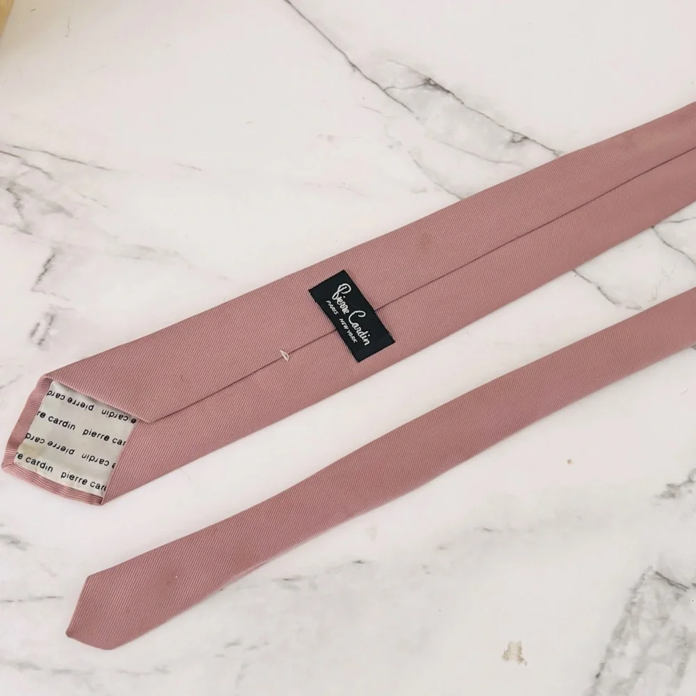 Pierre Cardin Vintage‎ Dusty Rose Elegant Mauve Men’s Tie